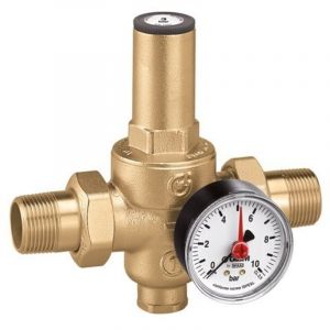 Caleffi - R&eacute;ducteur de pression &agrave; cartouche amovible 5360 1- 1/4' - Avec manom&egrave;tre 0&divide;10 bar.