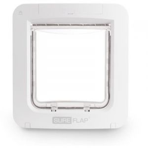 [JAMAIS UTILISÉ] SUREFLAP Grande chatiere a puce electronique Connect - Blanc - Pour chat et chien