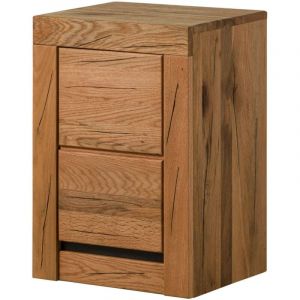 Armoire murale 44x35x63 en bois de chêne lombard huilé naturel montreux 57