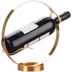 24 5x9 5x26 5cm Porte Bouteille en M&eacute;tal,Casier &agrave; Vin,&Eacute;tag&egrave;re &agrave; Vin,Porte Bouteilles de Vin Moderne,Support pour Bouteille de Vin,Range Bouteilles