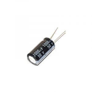Condensateur électrolytique 1000uf 50vdc 105ºc Dimensions 12,5x25mm 1000mf50v105