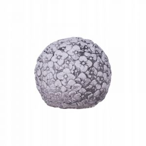 Boule de fleurs en béton - Décoration de jardin élégante
