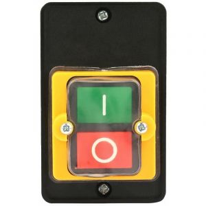 Interrupteur de commande &eacute;tanche KA0-5H interrupteur &agrave; bouton-poussoir marche/arr&ecirc;t AC 220V/380V 10A interrupteur &agrave; bouton-poussoir avec Base