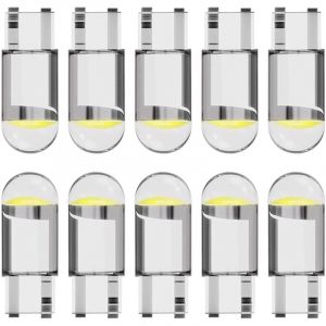 Ampoule led T10 W5W 194 pour voiture 12 v 6 000 k (blanc) cob , ampoule led 168 , ampoule led 2825 T10 W5W , &eacute;clairage int&eacute;rieur led , ampoule led