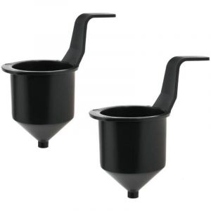 Grand viscosim&egrave;tre, entonnoir universel pour pistolet pulv&eacute;risateur, accessoires pour pistolet pulv&eacute;risateur portable, noir