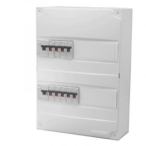 Tableau &eacute;lectrique precable ABB (9 disjoncteurs + 2 ID)