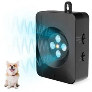 Anti Aboiement Chien, 55Ft Anti Aboiement Chien Ultrason, 3 Modes Solutions Anti-aboiement pour Chiens Int&eacute;rieur Ext&eacute;rieur Rechargeable Boitier Anti