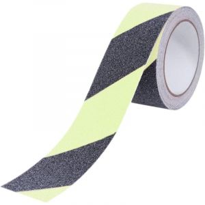 Ruban Adh&eacute;sif Lumineux Antid&eacute;rapant Bande Phosphorescente Autocollante pour Signalisation Ext&eacute;rieure et Indication Directionnelle S&eacute;curit&eacute; Escalier