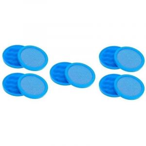 Lot de 10 filtres en coton pour aspirateur Puppyoo D-9002 D9002, remplacement de nettoyage, diam&egrave;tre 1