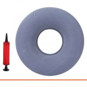 (gris)Coussin de si&egrave;ge Gonflable en Polyester, pour h&eacute;morro&iuml;des, douleurs au Coccyx, Grossesse.