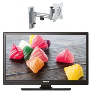 PACK ANTARION TV LED 18.5" 47cm Téléviseur HD Camping car 12V + Support TV 180° Charge max 15kg