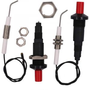 3 pièces 30cm bouton poussoir universel fileté en céramique électrode gaz Barbecue allumage piezo