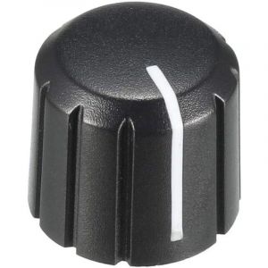 20pcs Bouton Potentiom&egrave;tre 6mm diam&egrave;tre trou arbre 14,8x13,4mm rotatif en plastique pour Volume guitare