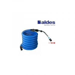 Flexible Aldes avec poign&eacute;e standard chrom&eacute;e remplace la poign&eacute;e de commande pneumatique Aldes 11070062 avec douille de d&eacute;marrage et vanne d'arr&ecirc;t