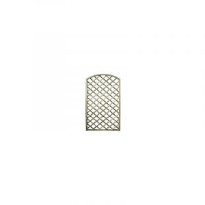 Vette - Treillis arqu&eacute; en cadre en pin impr&eacute;gn&eacute; 30X35 mm - cm. 90x180h.