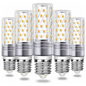 Ampoule LED E27, ampoule LED &eacute;pis de ma&iuml;s 16 W, blanc chaud 6 000 K, 900 lm, brillante, AC 230 V, suspension E27, angle de faisceau LED 360&deg;, lot de 5