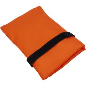 Cache antigel orange pour robinet, 14x20cm, une pi&egrave;ce, manchon de protection antigel et isolant thermique pour tuyau d'eau en hiver.