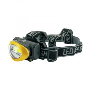 Schwaiger Wled 40 Lampe Frontale Noir, Jaune Cob Led (Wled40531)