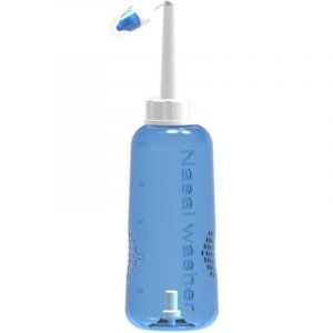 Bouteille de lavage nasal de 500 ml/rinçage des sinus/rinçage des sinus/lavage du nez/irrigation nasale/pot Neti/douche nasale