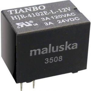 Tianbo Electronics - HJR-4102-L-12VDC-S-Z Relais pour circuits imprim&eacute;s 12 v/dc 5 a 1 inverseur (rt) 1 pc(s) X50109