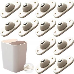12 Pcs Roulettes pour Meubles Mini Roulette Auto-Adhésive Roulettes en Transfert à Billes Roulettes Roulettes à Bille pour Dispositif de Transfert Ou