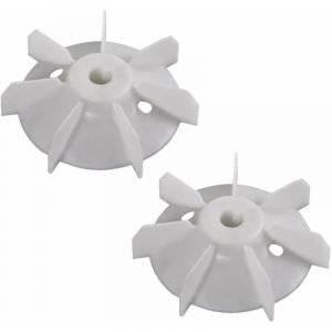 Cyclingcolors - 2x Ventilateur de moteur électrique universel 90mm x 11,2mm 5 lames Refroidissement Ventilation Régulateur Réparation Pompe