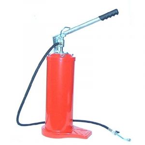 Pompe vide-f&ucirc;t pour graisse avec poign&eacute;e, robinet pour tuyau en caoutchouc, t&ecirc;te de tube rigide