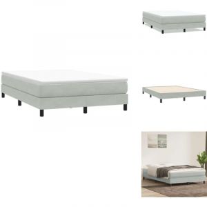 Sommier &agrave; lattes de lit sans matelas gris clair 140x210 cm - Sommier &Agrave; Lattes De Lit - Sommiers &Agrave; Lattes De Lit - Lit - Meuble De Chambre &Agrave; Coucher