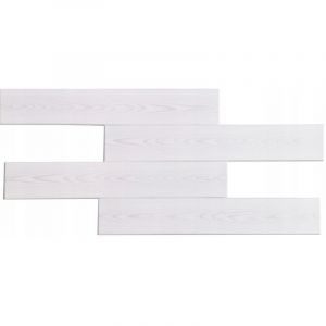 Verdico Panneaux muraux et plafonniers effet bois argent&eacute; 100&times;16,7 cm &ndash; Dalles d&eacute;coratives l&eacute;g&egrave;res en polystyr&egrave;ne, isolation thermique et acoustique,