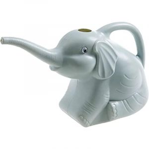 Arrosoir de 2 litres - Design éléphant - Petit arrosoir de jardin en plastique - Pour l'intérieur et l'extérieur - Outils de jardin pour enfants