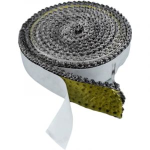1 rouleau de joint à feu pour poêle à bois, 6 mm x 20 mm, joint d'étanchéité en fibre de verre de 2 m, pour joint de cheminée, poêle à bois, four,