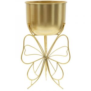 Cache-Pot Design sur Pied "Fairy" 40cm Or