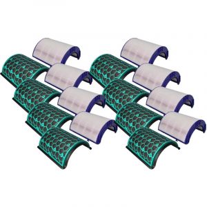 8x Filtre compatible avec Dyson Hot + Cool Formaldehyde HP09 purificateur d'air - filtre &agrave; charbon actif, filtre hepa - Vhbw