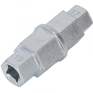 Outil pour axe hexagonal de moto, adaptateur de douille pour axe de roue avant hexagonal, adaptateur de goupille hexagonale multifonction Allen 17