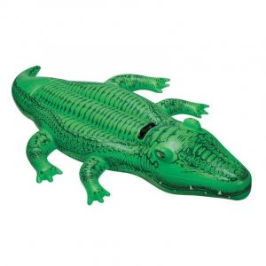Produits flottants gonflables, piscine gonflable en crocodile, bouée gonflable en crocodile, grande bouée d'équitation en crocodile, jouets