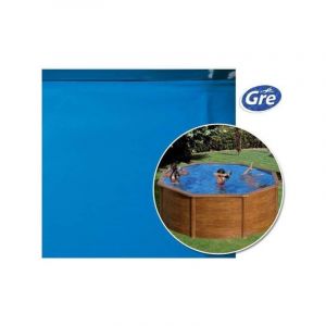 Liner 75/100 classique piscine ronde Gre Pool - Couleur liner: Sable - Taille piscine: Diamètre 350 x 132 cm - Accroche: Tôle