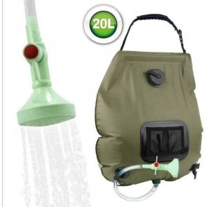 Douche de camping douche solaire, douche solaire 20L sac de chauffage solaire de camping Portable douche de camping sac de douche &agrave; eau chaude