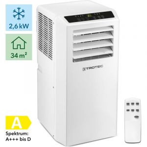 Trotec - Climatiseur mobile monobloc pac 2610 s- 34 m2, Cat a, déshumidification