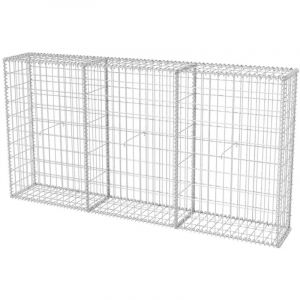 Design In - Panier de gabion,Mur en gabion Acier galvanisé 200x30x100 cm CFW65948