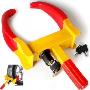 RHG Antivol Voiture Sabot Roue,7-11 Pouces Roue S&eacute;curit&eacute; Antid&eacute;marrage,Bloque Roue Antivol,