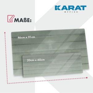 Tableau mémo en verre design Wood aspect bois surface brillante 46 x 91