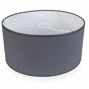 Abat-Jour Pour Lampadaire Suspendu Gris 40 Cm