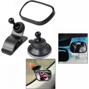 R&eacute;troviseur pour Si&egrave;ge de S&eacute;curit&eacute; &agrave; l'Int&eacute;rieur de la Voiture, B&eacute;b&eacute; Vue Arri&egrave;re Miroir, Retroviseur de Surveillance R&eacute;glable avec Ventouse et Clip