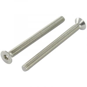 Vis Express - Vis m&eacute;taux fhc t&ecirc;te frais&eacute;e empreinte hexagonale creuse Cl&eacute; de 6 HC6 M10X100 Filetage total Inox A4-1 pi&egrave;ce