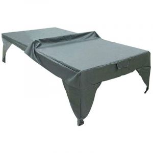 190T Housse de table de ping-pong d'ext&eacute;rieur imperm&eacute;able 280 x 153 x 73 cm, robuste et r&eacute;sistante aux intemp&eacute;ries, accessoires de ping-pong,gris