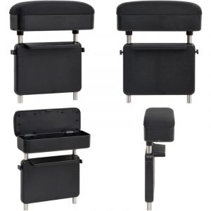 Accoudoir de voiture universel noir 23x8x(30-38) cm ABS - accoudoir de voiture - accoudoirs de voiture - Home & Living