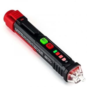 Détecteur de Tension sans Contact, Testeur de Tension avec Sensibilité Réglable Testeur de Tension/de Phase sans Contact, Testeur de Courant