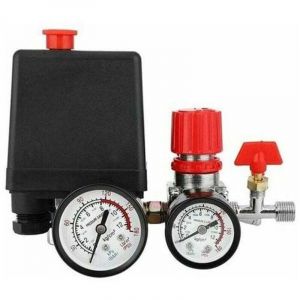 Debuns - Compresseur d'air pressostat valve pressostat compresseur d'air avec manom&egrave;tre r&eacute;gulateur..