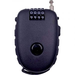 Antivol V&eacute;lo, Cadenas V&eacute;lo, Antivol C&acirc;ble, Antivol Poussette avec C&acirc;ble r&eacute;tractable 70cm pour v&eacute;lo, Ski, Snowboard et Poussette