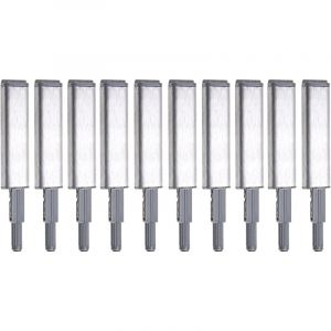 10 syst&egrave;mes d&rsquo;ouverture avec bouton poussoir , kit pour porte, tiroir, meuble